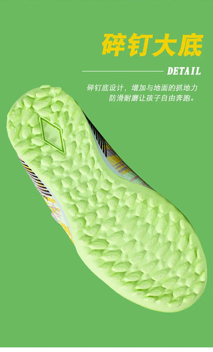 Children Football Shoes Grass Society Indoor Training Original Boy Girl Soccer Shoes Cleats Non Slip Kids Football Field Boots