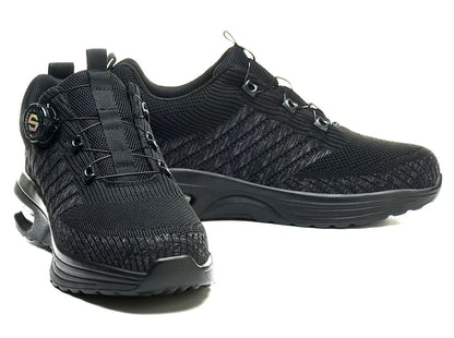 New Men's Rotary Buckle Safety Shoes Anti-Impact Anti-Piercing Lightweight Work Boots Fashion Sporty Design for Outdoor Pro