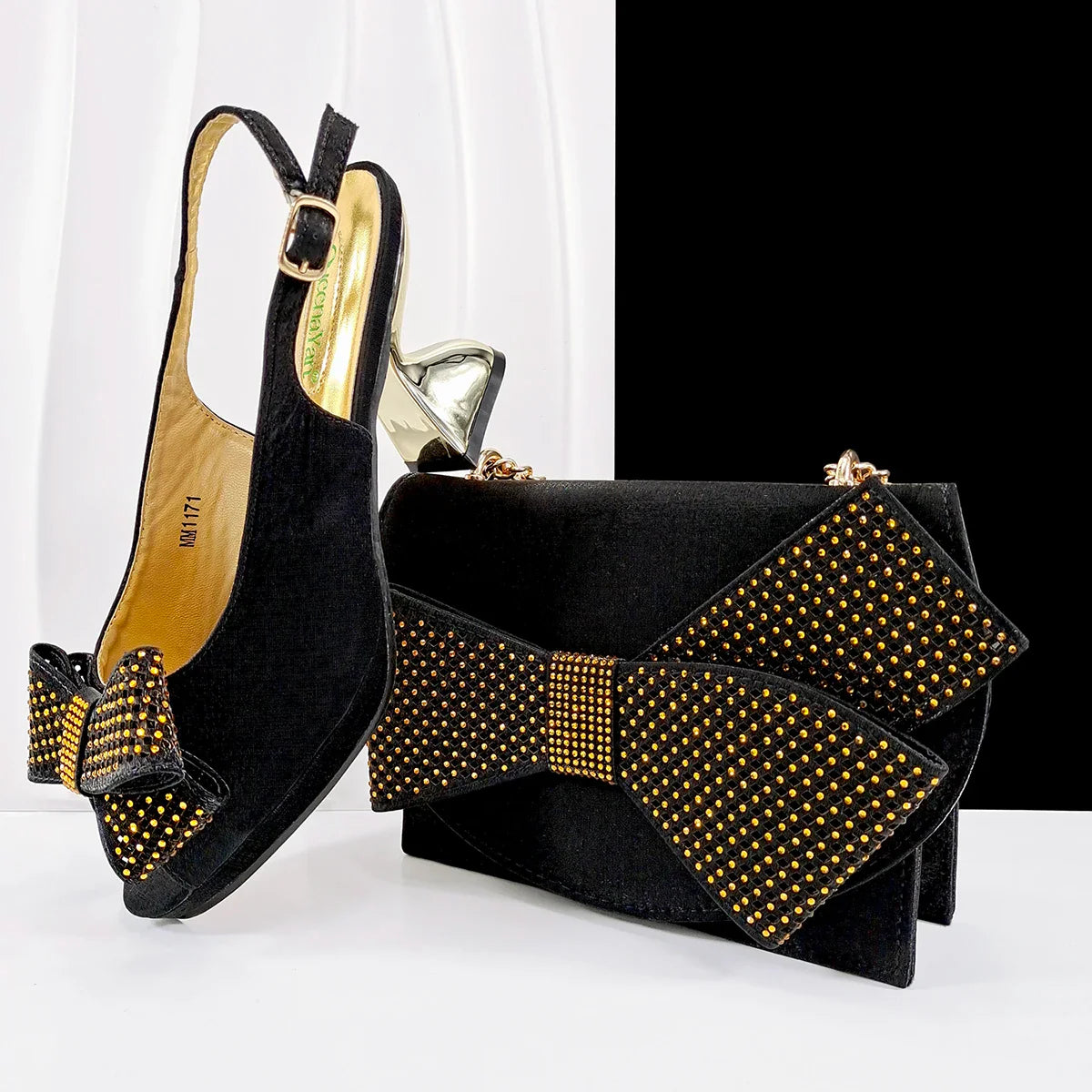 Lastest Italian Design Fashion Style Ladies Shoes with Matching Bag Set 2026 Nigerian Shoes and Bag Set