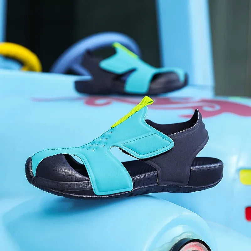 Summer Children's Beach Sandals Non-slip Soles Soft Comfortable Fashion Sports  Casual Boys Girls Baby Shoes Kids Flats Sandals