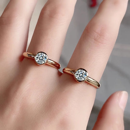 Real 14k Gold Diamond Ring for Women To Join Party Peridot Gemstone Anillos De Wedding Diamante Engagement Jewelry Fine Ring Box