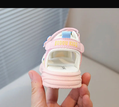 2026 Summer Girls Kids Sandals Soft Comfortable Closed Toe Protective Sandals,Cartoon Colorful Cute Shoes Kids Summer Boys Girls