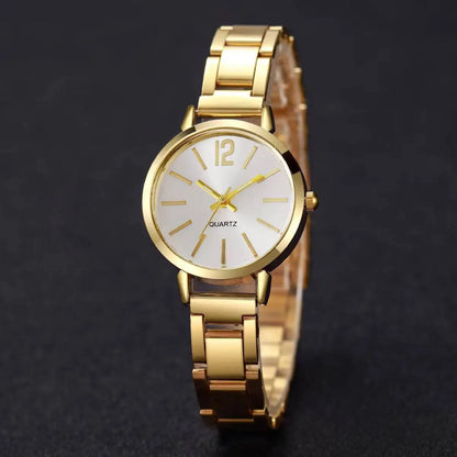 1/2/3PCS Simple Dial Women Quartz Watch Fashion Small Ladies Wristwatch Reloj Mujer Girls Clock Gift（Without Box）