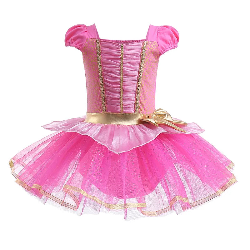 Ballet Leotards for Girls Dance Leotard Toddler Snowflake Shiny Skirts Ballerina Children Cosplay Dress Stage Shows Costume