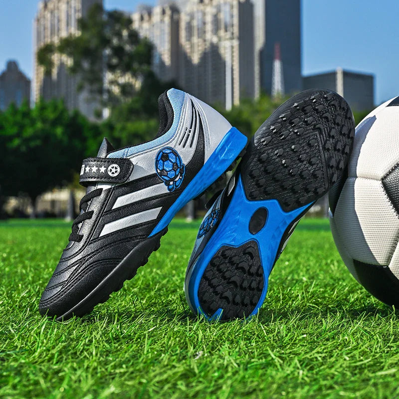 New Kids Turf Football Boots Training Shoes Soccer Shoes Drop Shipping Professional Match Grass Ultralight Cleats Boys Non-Slip