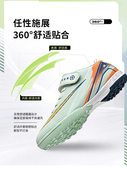 New Men Kids Soccer Shoes Cleats Ultralight Non-Slip Grass Adult Professional Football Boots Boys Training Shoes Drop Shipping