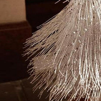Elegant Dress Stretchy Tassel Sequins Decor Sexy Bodycon Mini Dress Pure Colors Above Knee Summer Dress Club Wear