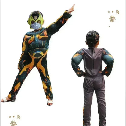Cosplay Muscle Costume Shield Halloween Costume for Kids Boys Superhero Kids Captain America Costume Captain America