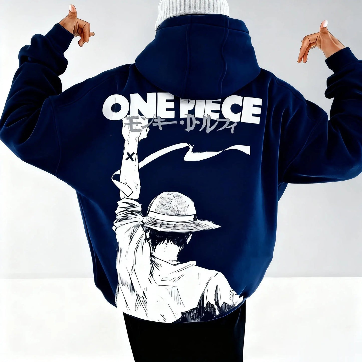 Anime Hoodie Men Women Pullover Sweatshirt Luffy Graphic Print Oversized Casual Streetwear Y2k Autumn Fashion Unisex