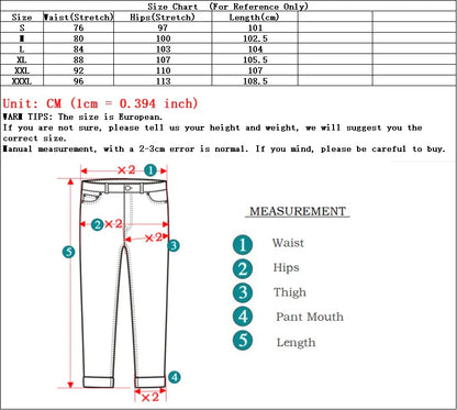 Stylish Tide Brand Men Cargo Narrow Leg Denim Pants Elastic Slim Fit Jeans Solid Color Multi Pockets Casual Skinny Male Trousers
