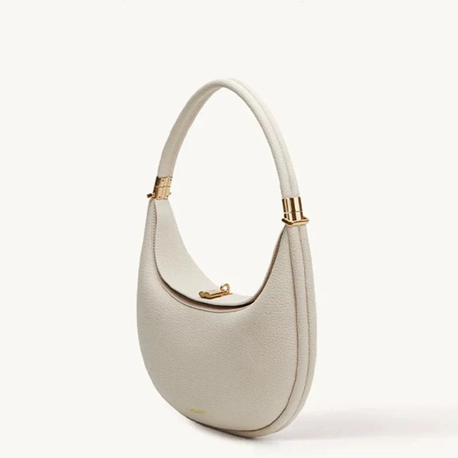 Fresh and casual versatile pine crescent bag, fashionable and luxurious one shoulder armpit bag