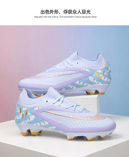 New Kid Match Boys Professional Non-Slip Comfortable Football Boots Sneakers Match Soccer Shoes Outdoor Sports Shoes Unisex