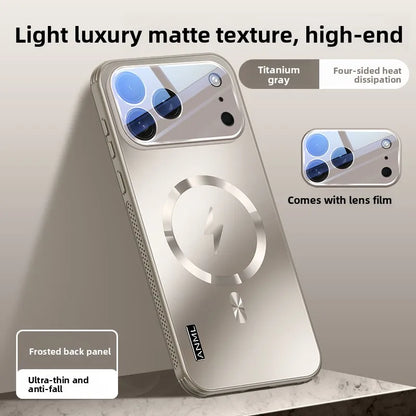 Magnetic Frosted iPhone 17 Pro Max 17pro Case with Heat Dissipation Full Protection for iPhone 17  Air Camera