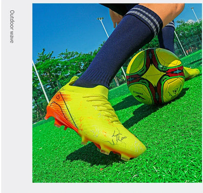 New Men's Football Boots Non-Slip Soccer Shoes Cleats Training FG Top Quality Sneakers Wholesale Drop Shipping Unisex Adult