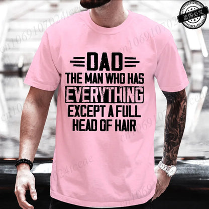Men Funny Dad T Shirt T-Shirts Clothing Casual Short Sleeve Graphic Printed Tees Fashion Hip Hop Streetwear Father Gift Tops