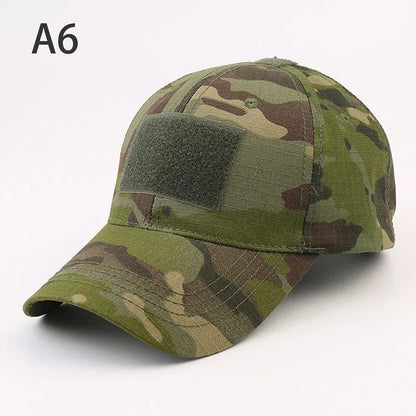 Baseball Caps Camouflage Tactical outdoor Soldier Combat Paintball Adjustable Hat