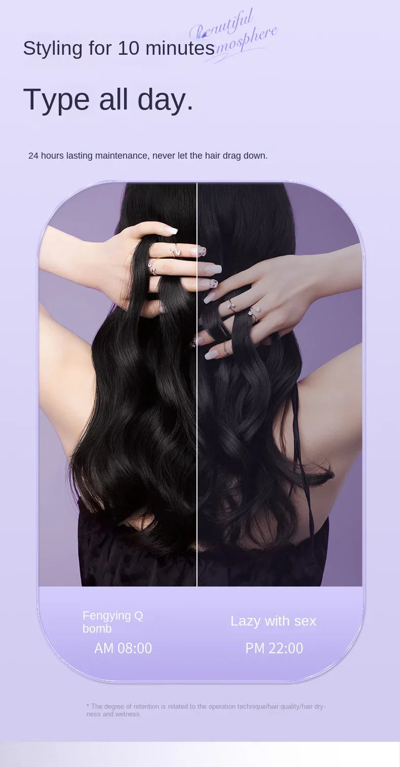 36mm  Deep U-Shaped Curling Iron - Professional Hair  Technology, Easy-to-Use Hair Crimper for Women, Perfect Mothers Day Gift,