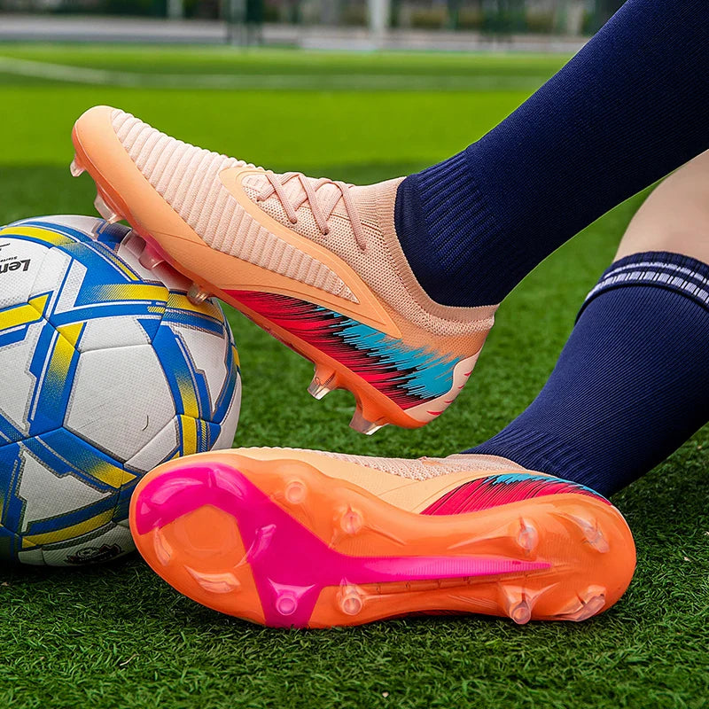 Soccer Shoes with HG Studs for Men & Teen Boys in Multiple Colors