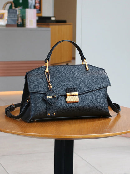 2025 new retro blue snake-shaped high-grade handbag fashion luxury luxury handbag lightweight large-capacity one-shoulder messen