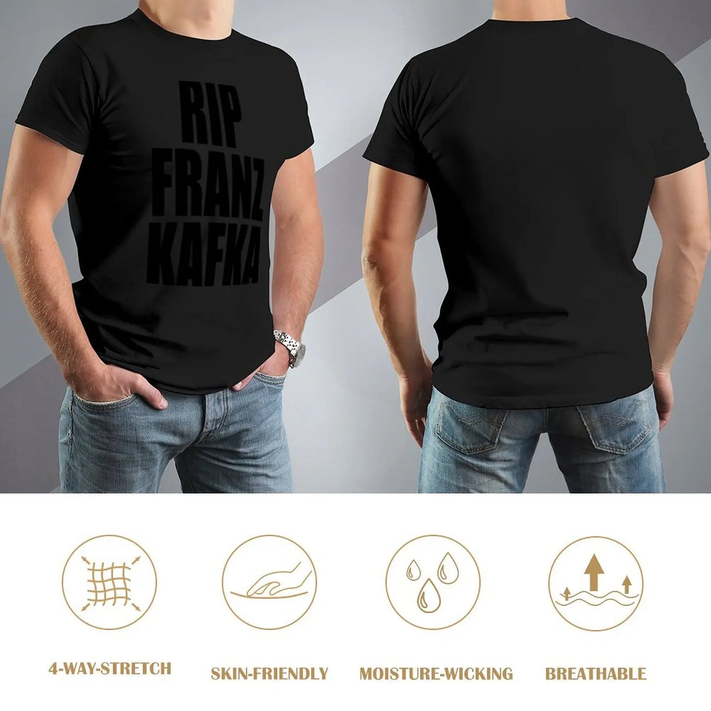 rip franz kafka T-Shirt custom t shirt cotton graphic tees oversized graphic tee mens designer clothes