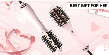 Professional Blowout Hair Dryer Brush Dryer and Volumize Hot Air Brush for Women Curling Irons Styler Electric Brushes