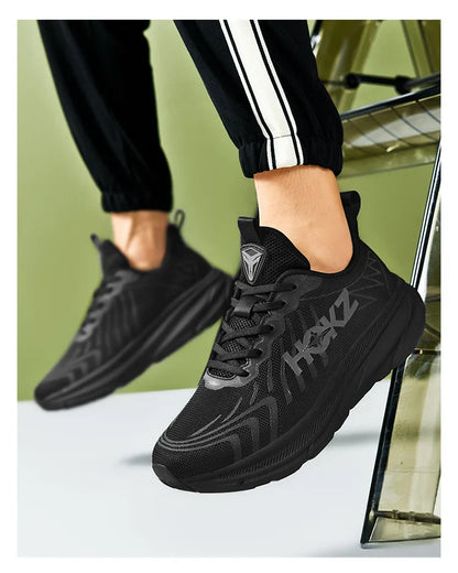Tênis de Corrida Masculino com Placa de Carbono e Amortecimento de Ar, Tênis Esportivo Feminino Macio e Robusto, Sapatos Casuais para o Dia a Dia e Caminhada ao Ar Livre