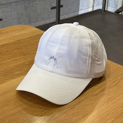 Summer Quick Drying Lightweight Baseball Hat, Thin Breathable Sunshade Sunscreen Duckbill Hat, Suitable For Fishing And Other Ou