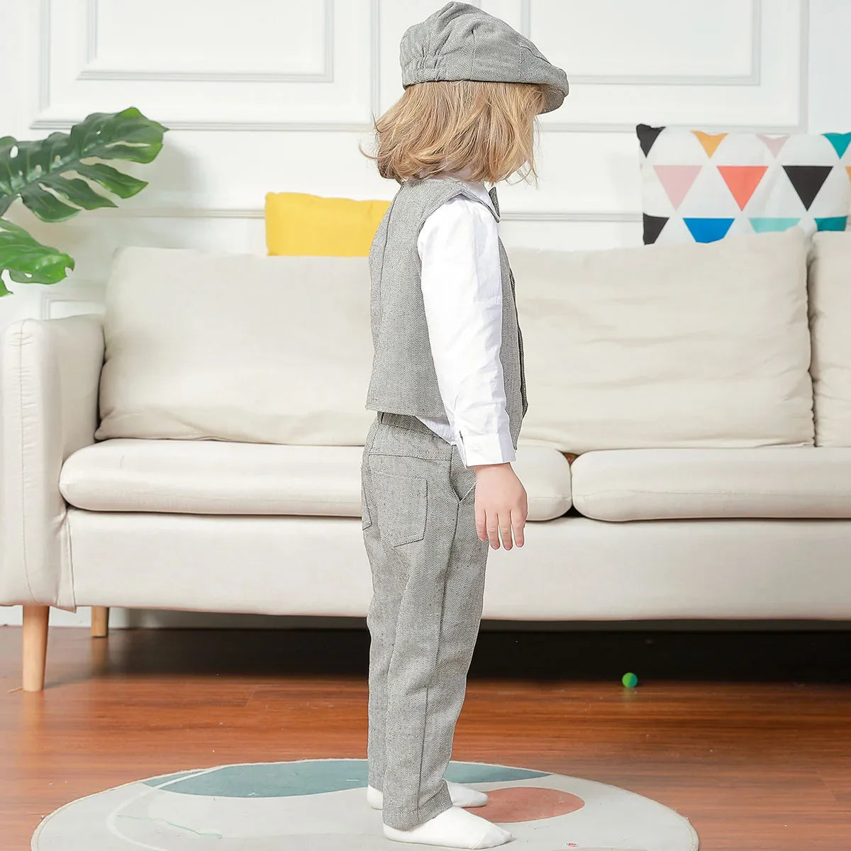 Kids Clothes Boys Wedding Suit Toddler Gentleman Outfit Infant Birthday Baptism Set Baby Formal Party Gift Christening Blazer