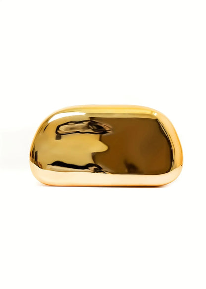 Gold Acrylic Metal Closure Box Clutch Bag Women Evening Wedding Party Cute Purse Bag Handbags Silver 2025 Spring New Fashion Ins