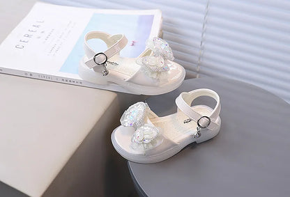 Kids From 2-9 Years Princess Shoes Summer Girls Sandals Casual School Kids Shoe Outdoor Beach Sandal Children's Student sneaker