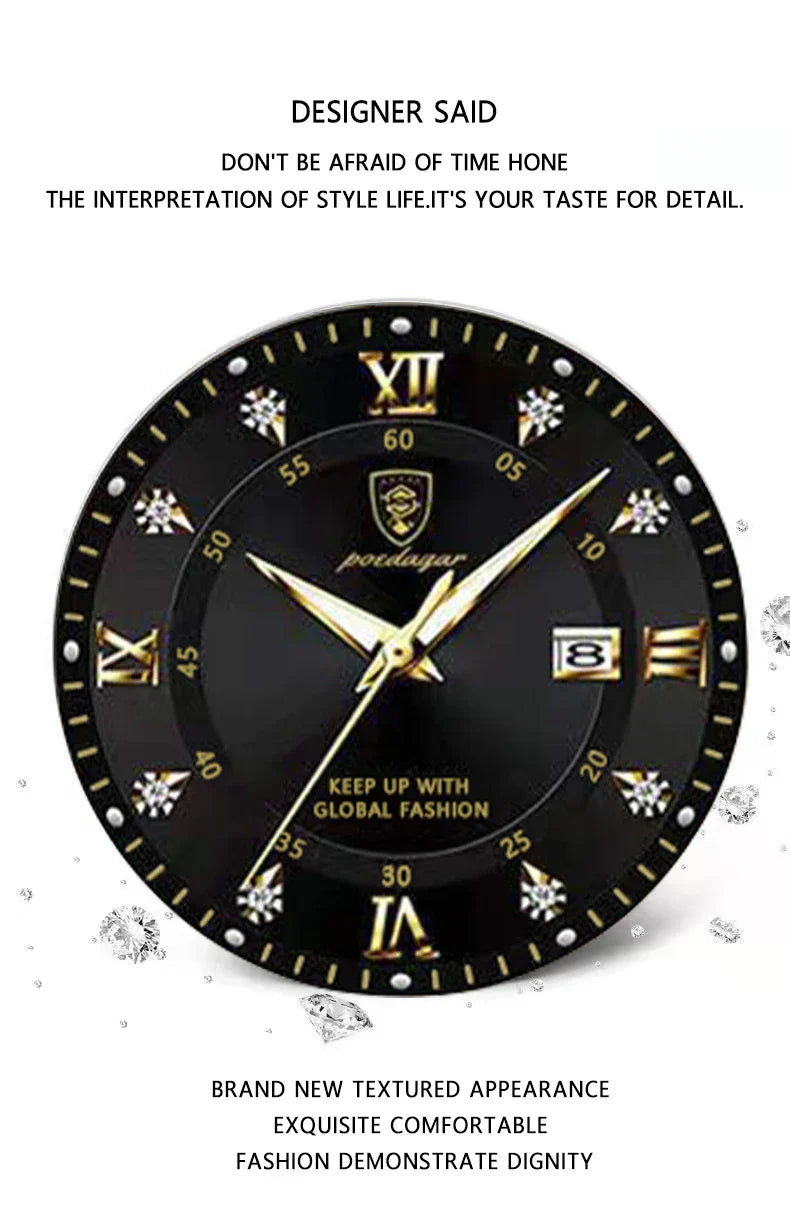 Luxury Woman Watch Waterproof Stainless Steel Luminous Date Ladies Watch Fashion Simple Casual Women’s Quartz Watches