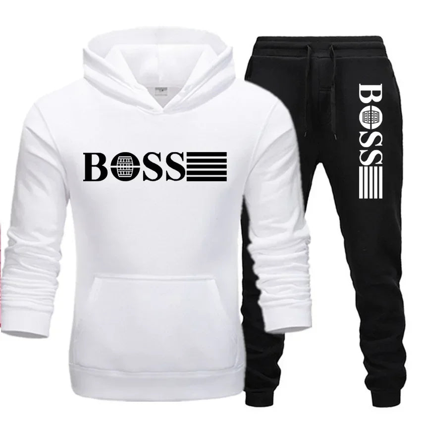 2025 Autumn/Winter fitness sets, men's and women's casual sets, paired with fashionable hooded sweatshirts and sweatpants