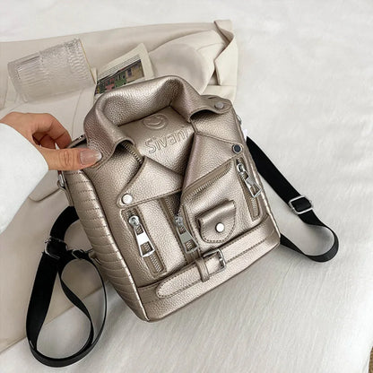 Hip hop Jacket Design Shoulder Bag Clothes Shape Women Handbag Fashion Brand  Lady Crossbody Bag Luxury Designer Travel Backpack