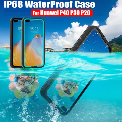 Bluetooth 30 Meter Deep Waterproof Case For iPhone 17 Air 16 15 14 13 12 Pro Max 11 Samsung Galaxy S25 S24 S23 S22 Ultra Note 20
