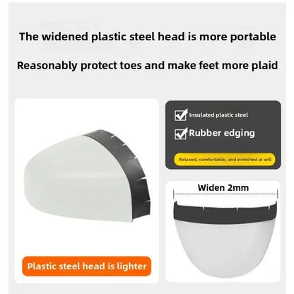 New Women's Safety Shoes with Anti Smashing and Anti Piercing Lightweight Soft Sole and Steel Toe Caps for Work Shoes