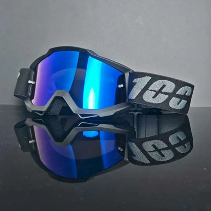 100 Motorcycle Goggles Cycling Glasses Outdoor Off-Road Ski Outdoor Sport MX ATV Dirt Bike Racing Motocross
