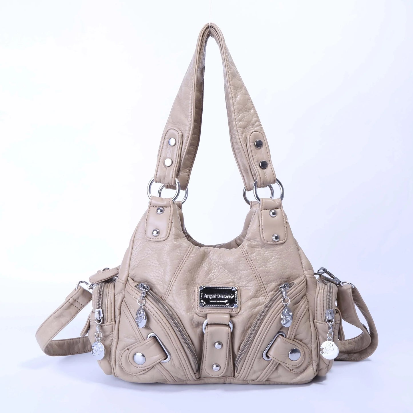 Women Handbags Rose Soft Tote Bag Small Top-handle Purse Fashion Satchel Multi-Pockets Shoulder Bag Hobos Phone Pack