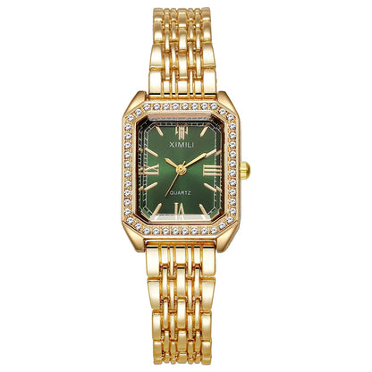 New High-end Luxury Ladies Watches Elegant Diamond Jewelry Quartz Bracelet Wristwatch Gifts for Women 2025 Fashion Dress Watch