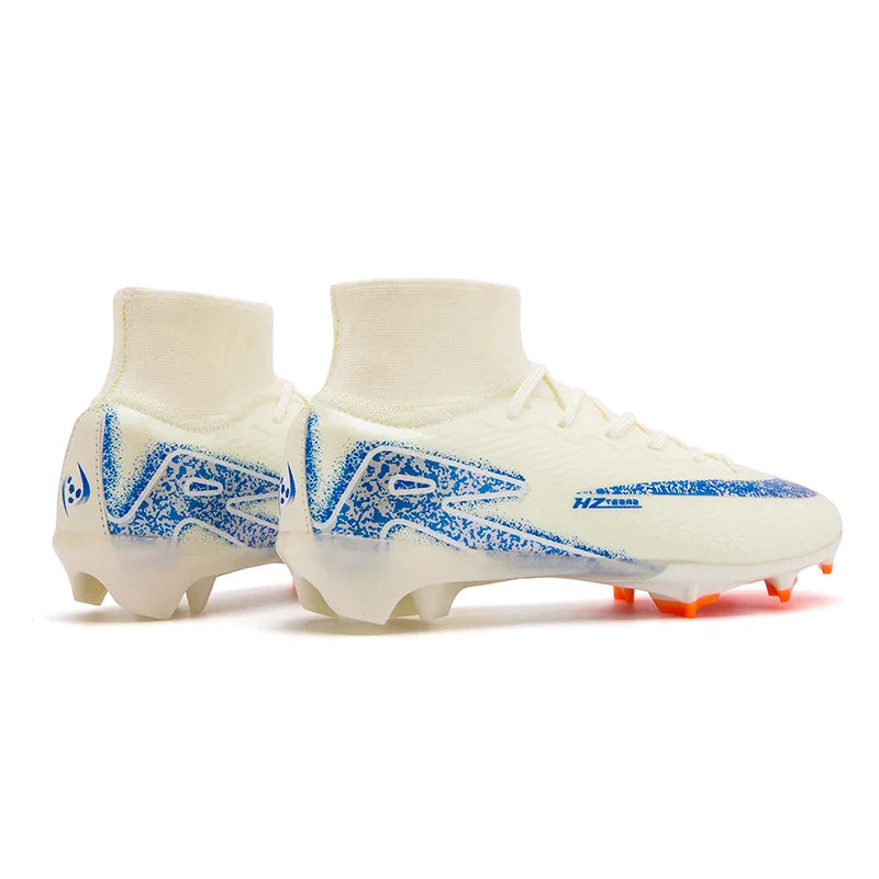 Kids Soccer Cleats for Boys and Girls Youth High-top Football Shoes Outdoor Athletic Turf Soccer Shoes