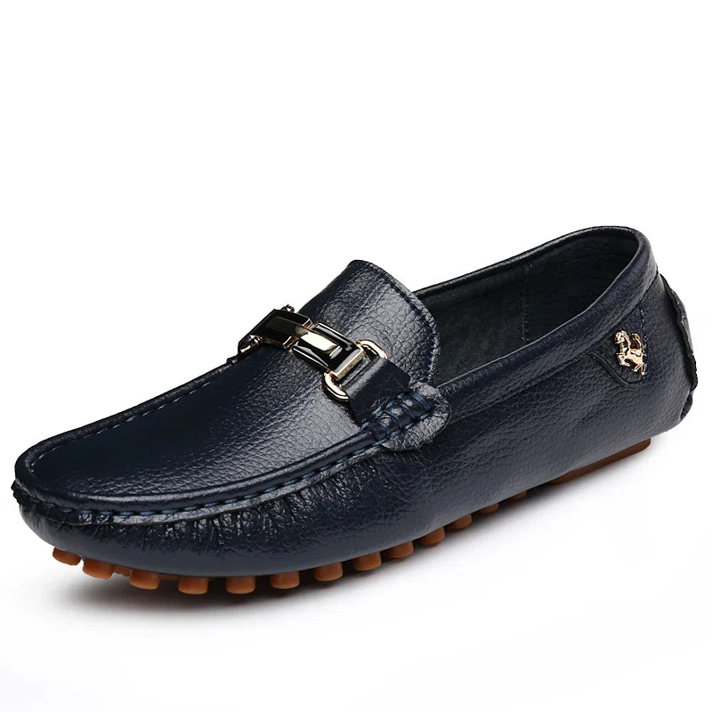 White Loafers for Men Size 48 Slip on Shoes Driving Flats Casual Moccasins for Men Comfy Male Loafers