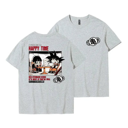 Tide Brand Joint T-shirt Wukong Frisa Animation Peripheral Clothes Ins Men's America Short-sleeved T-shirt