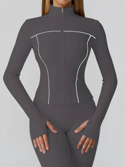 Yoga Set 2PCS Sports Outfits Women Clothes Fitness Tracksuit Gym Legging Workout Long Sleeved Female Bra Yoga Suit Sportswear