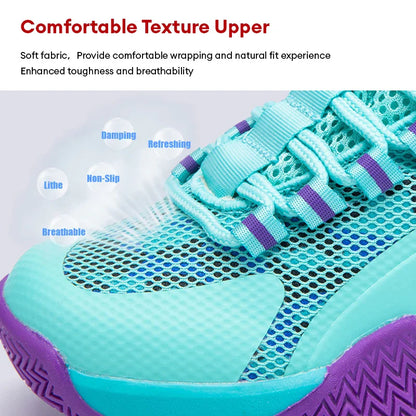 Kids Basketball Shoes Legendary Number Children's Anti-Slip Breathable Outdoor Sports Sneakers for Boys Daily Training Exercise