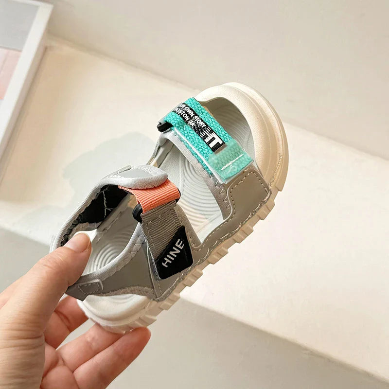 Kids Fashion Sport Sandals Girls Boys New Summer Casual Outdoor Non Slip Sole Sandals Lightweight Comfortable Design Beach Shoes