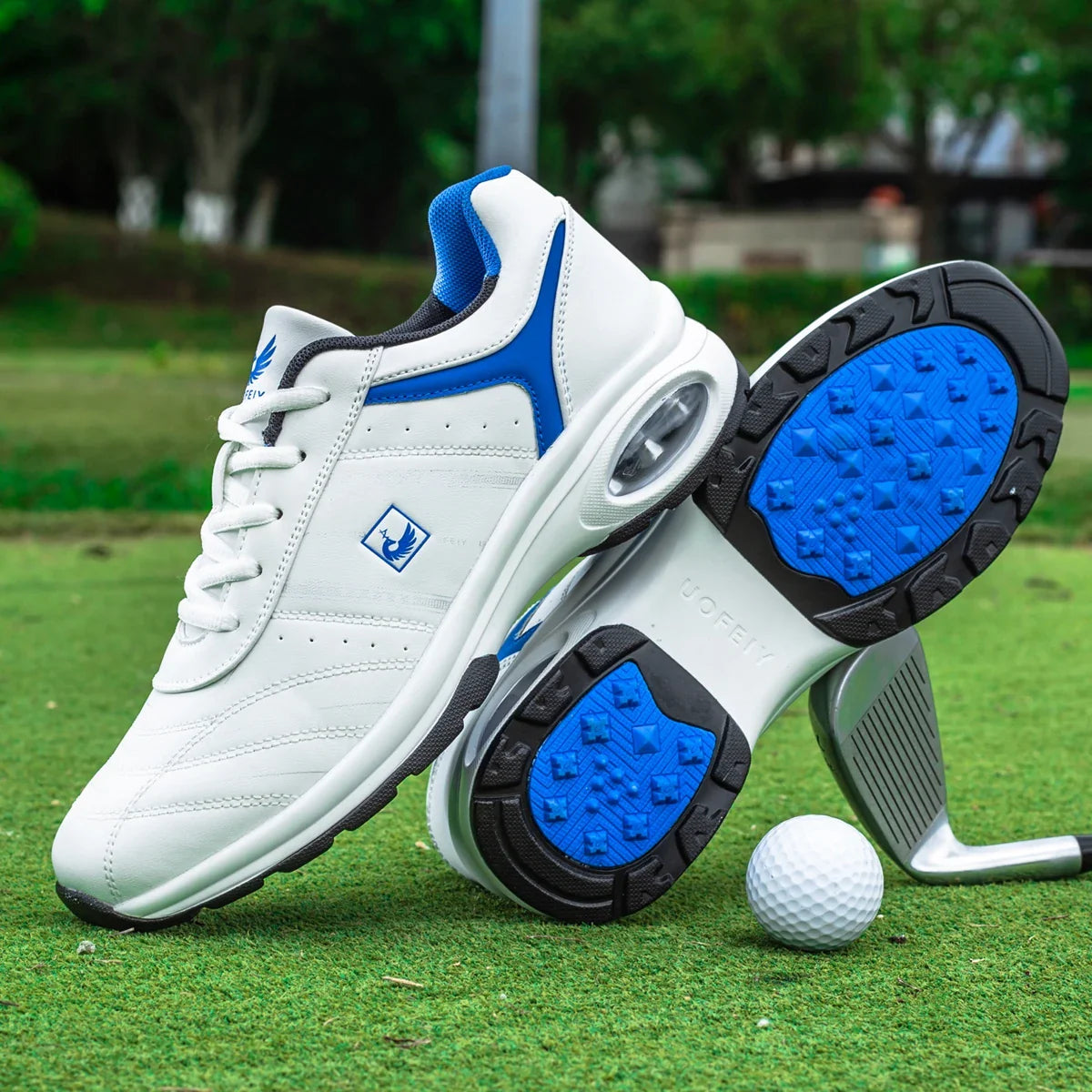 Men Golf Shoes Casual Breathable Waterproof Non-slip Golf Outdoor Training Shoes
