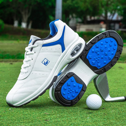 Men Golf Shoes Casual Breathable Waterproof Non-slip Golf Outdoor Training Shoes