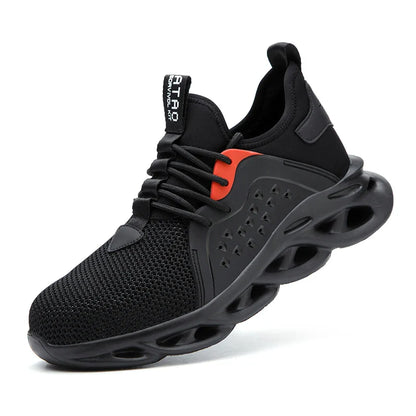 Lightweight Safety Shoes Men Steel Toe Sneakers Puncture Proof Breathable Safety Boots Man Dangerous Construction Work Foorwear