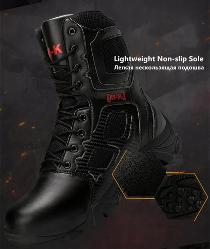 High-Top Work Boots Indestructible Safety Shoes Men Steel Toe Shoes Puncture-Proof Sneakers Male Shoes Men Non Slip Work Shoes