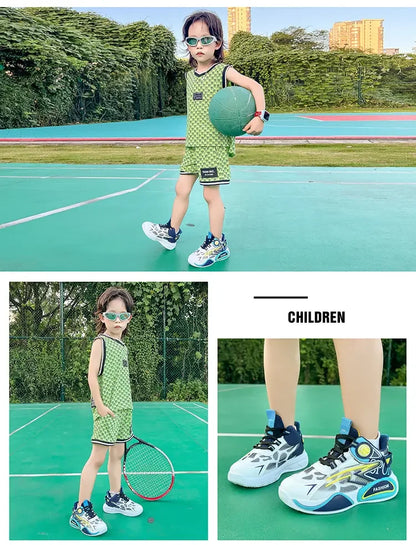 Kids Sneakers Breathable Mesh Sports Shoes for Children Boys Lightweight Basketball Shoes 2025 New Casual Sneakers Boys Trainers