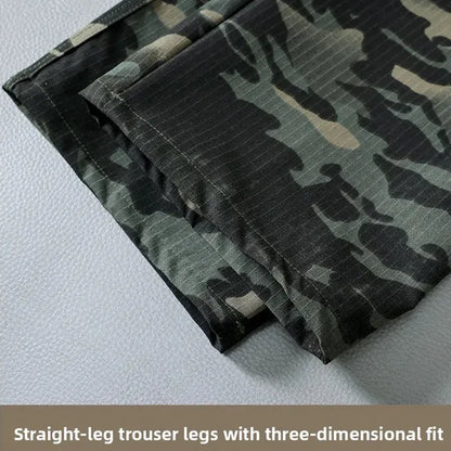 New Work Cargo Pant Men Wear-Resistant Stretch Tactical Trousers Casual Breathable Multi-Pocket Outdoor Waterproof Training Pant